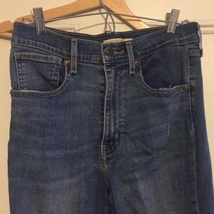 Levi mile high super skinny distressed jeans (30)